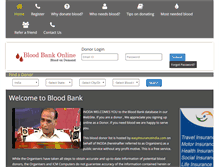 Tablet Screenshot of bloodbankonline.org